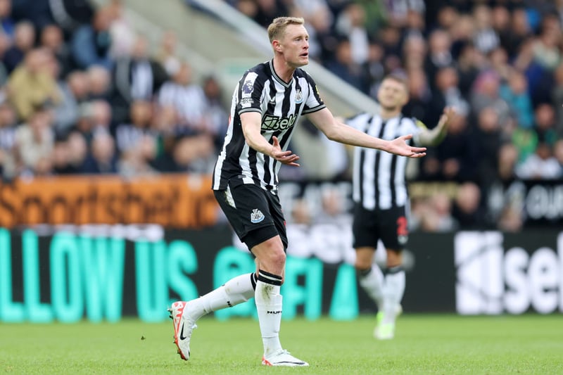 Needed 45 minutes to feel his way into the game. The second half is when Longstaff’s intensity as he pressed and covered endless amount of ground, despite a couple of clumsy moments. 