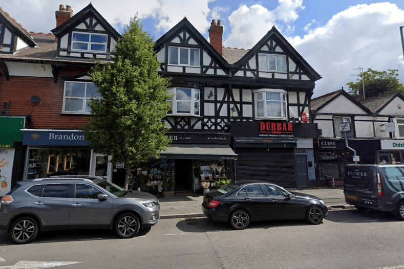 An Indian and Nepalese restaurant on Barlow Moor Road, Didsbury.