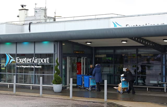 Exeter Airport ranked 1/29 with an overall customer score of 80 per cent.