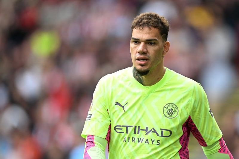 Ederson will almost certainly start in goal.