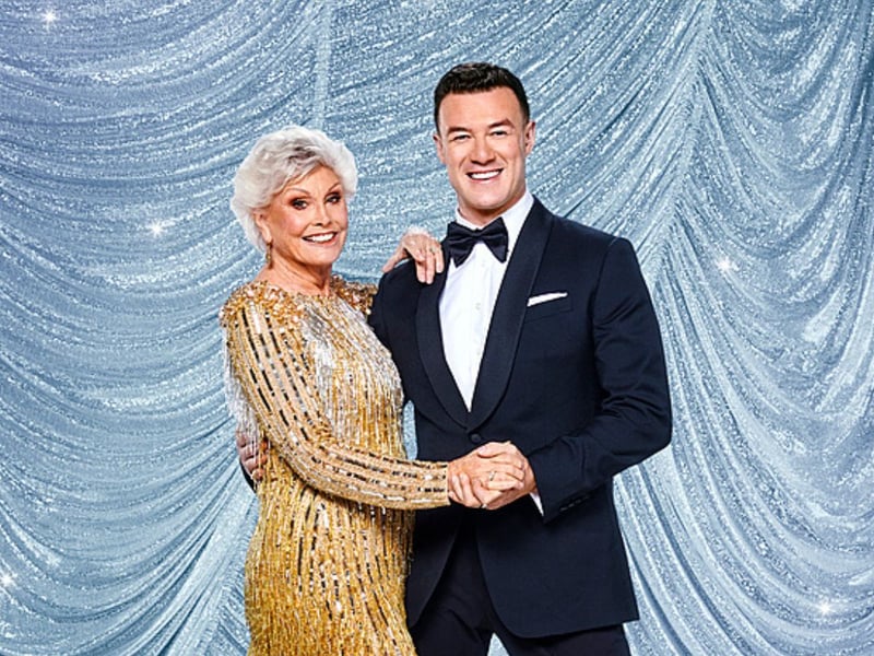 At the age of 78 television presenter and former Come Dancing host Angela Rippon is the oldest star to dance on the show. She's 14/1 to win with partner Kai Widdrington.