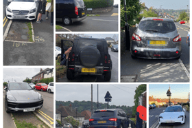 A concerned mum has told The Star she fears a child will die on the "Hunger Games" school run at Ecclesall Primary School before something is done about parking. (Photos courtesy of Camilla Priede)