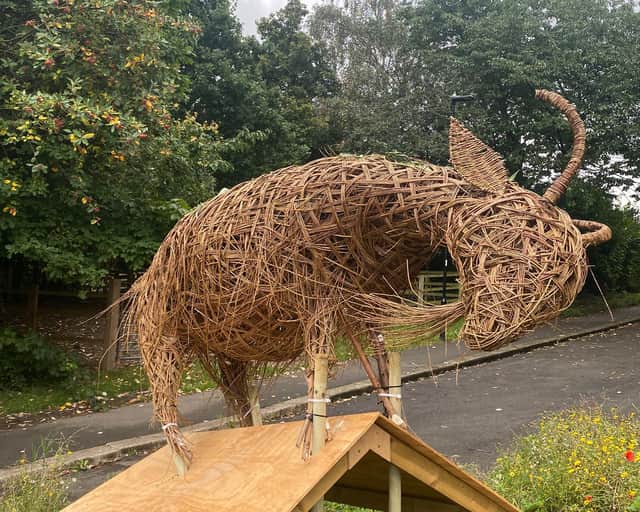 Heeley City Farm have unveiled their brand new, goat-inspired community sculpture. (Photo courtesy of Heeley City Farm)