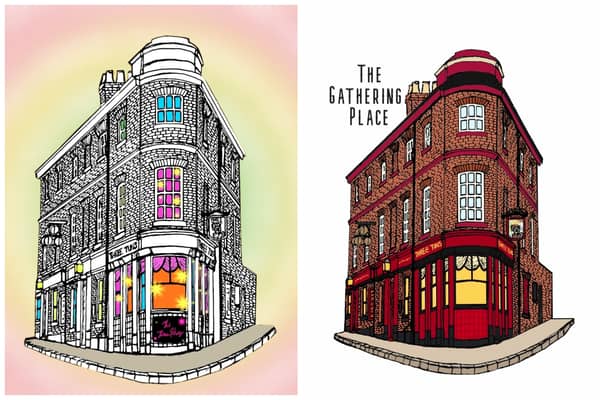 Artist's impression of how the Three Tuns, Silver Street Head, Sheffield,  could look on its drag nights, and regular nights. The pub is planning to switch from community pub to drag bar on Sundays. Submitted picture