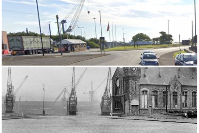 Our thanks to Google Maps and the Echo archives for these views which are decades apart.