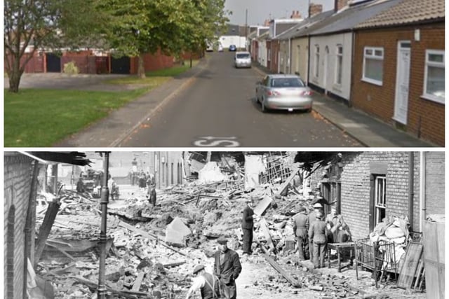 How it looked in 2014 and 1941, with a helping hand from the Echo archives and Google Maps.