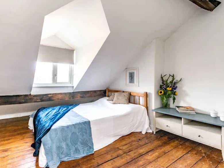 There are two spacious double bedrooms on the second floor. (Photo courtesy of Whitehornes Estate Agents)