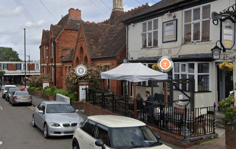 This is a small community pub just off the High Street in Harborne. The CAMRA guide says: “Serves beers from Ostlers brewery, based at the back of the pub, as well as guests on up to six hand pulls.”  (Photo - Google Maps)