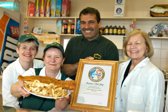 Fountain's fish and chip shop won a Sea Award in 2005