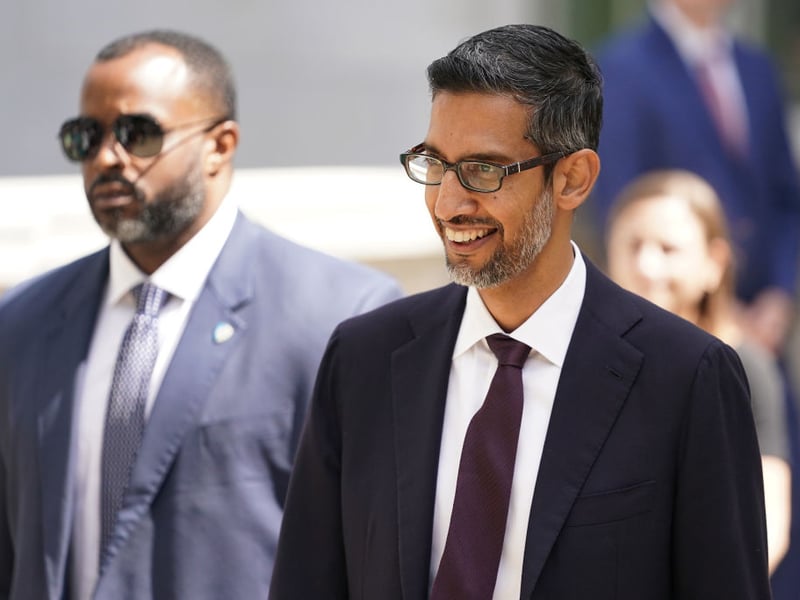 In second place is Sundar Pichai of Alphabet. His average yearly bonus is a whopping $98.9 million (£79.93 million). In 2022 he received $10 million as a cash bonus and $42.2 million as stocks, which means that for every dollar the median Google employee earned, Sundar Pichai took home $275 in bonus payments.