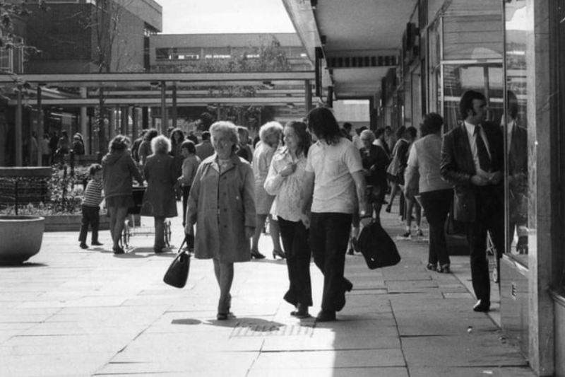 Jarrow shopping centre in the summer of 1973. Photo: Shields Gazette