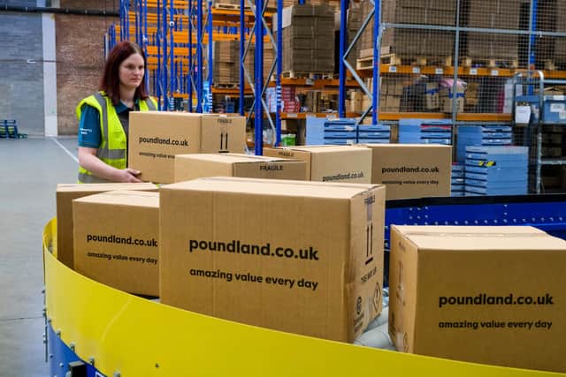 Poundland says it has created 120 jobs at its new warehouse in Darton, Barnsley. Pic: Professional Images/@ProfImages