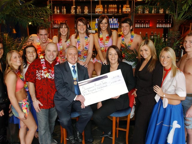 Staff raised more than £1,100 for Sunderland Round Table in 2004.
Tell us if you can spot a familiar face in this photo.