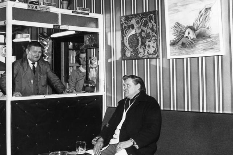 The lounge of the Alberta Social Club in March 1969. Photo: Shields Gazette