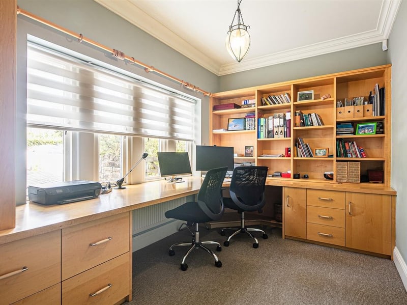 A study, ideal for working from home, is located at the front of the property. (Photo courtesy of Eadon Lockwood & Riddle)