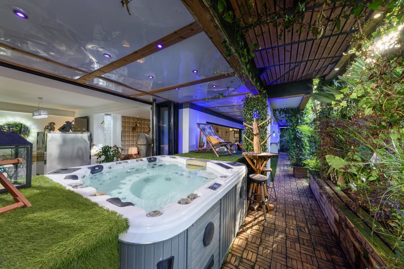 The property includes a dreamy jaccuzi for relaxing 