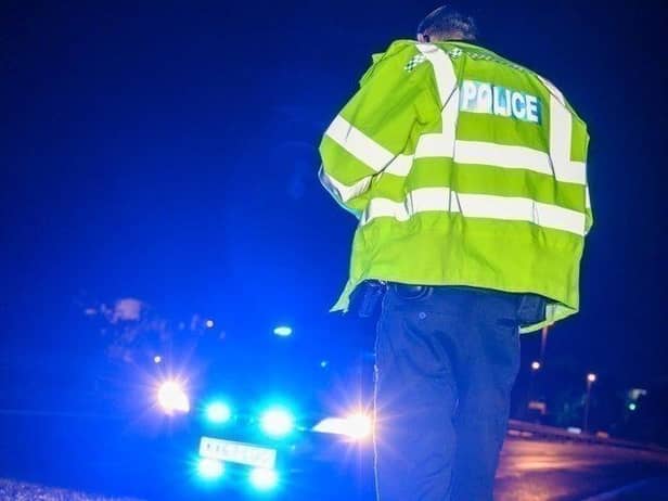 A 29-year-old man has been arrested after a police pursuit through Rotherham ended in a crash, putting the driver of a white van in hospital.