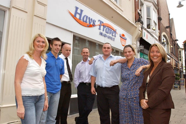 Staff at Hays Travel who ran in the Race For Grace event in 2005.