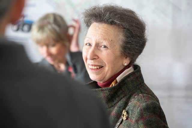 Princess Anne visited Sheffield dairy farm Our Cow Molly on September 20, 2023, on a flying visit.