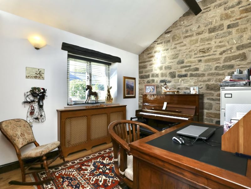 The study at the bungalow in Beighton, Sheffield, which is on the market for £670,000. Photo: Yopa
