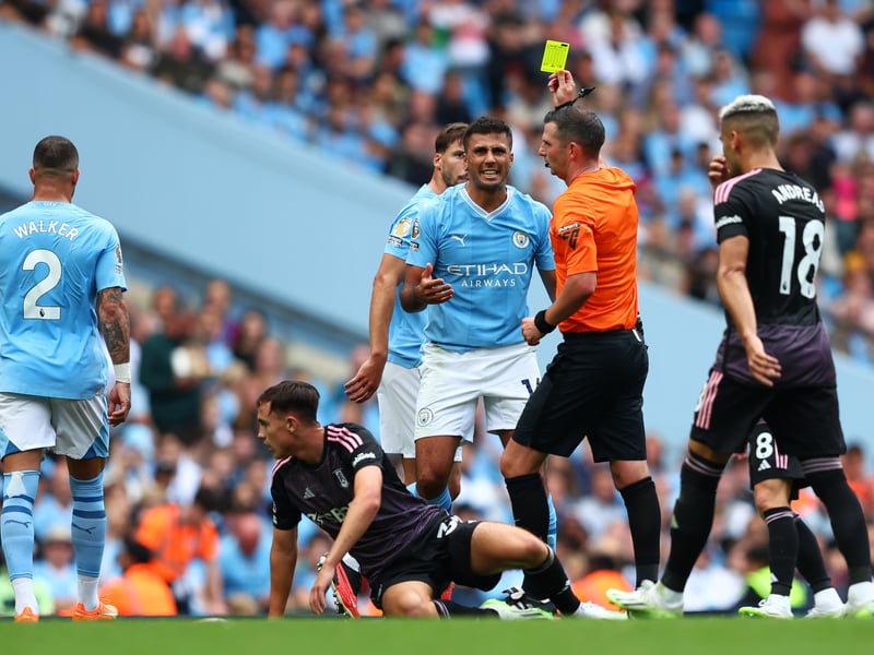 Yellows - 5. Reds - 0. Points - 5