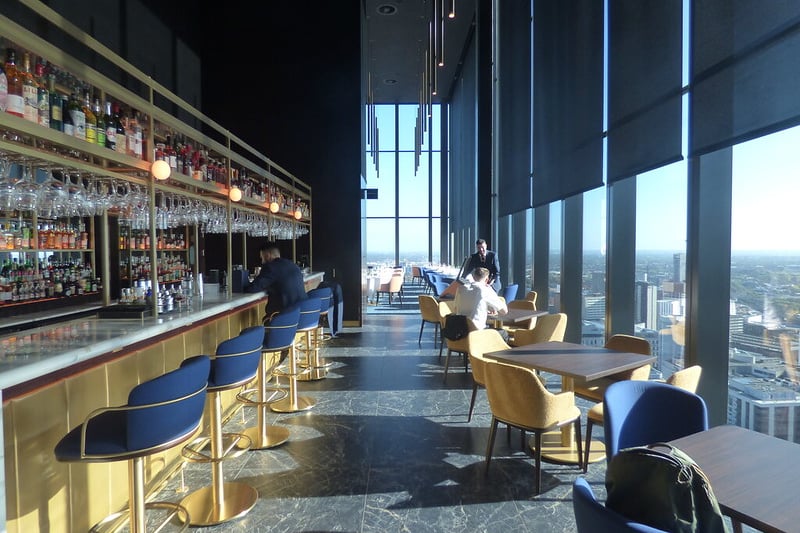 Orelle Sky Bar & Restaurant in Birmingham, Marco Pierre White Steakhouse Bar & Grill,  Henman & Cooper and several other hospitality venues offer a great view from their rooftops in Birmingham that are perfect for a date. (Photo - Elliott Brown on Flickr)