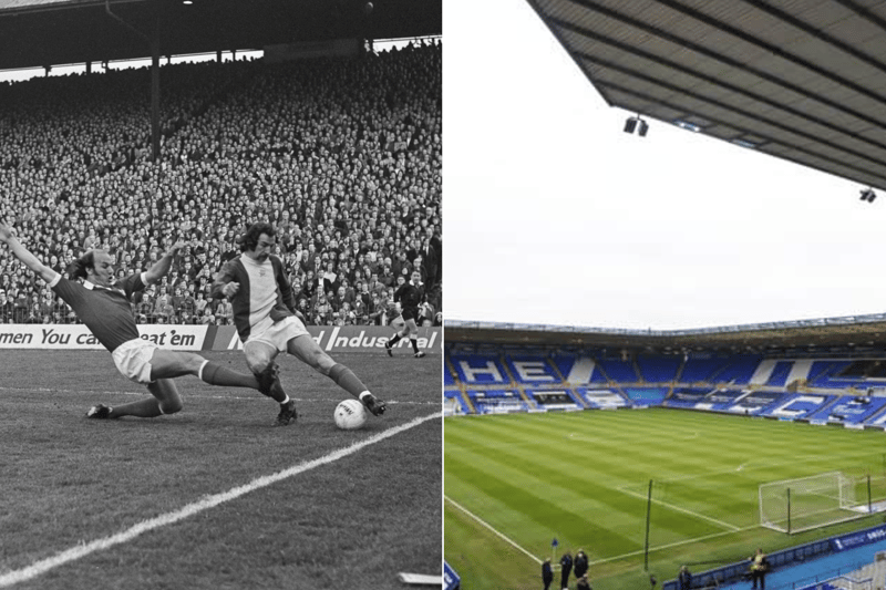 Constructed in 1906, St Andrew’s has been the home ground of Blues for more than a century. The stadium is pictured here on the left in the early 1970s, and on the right in the modern day
