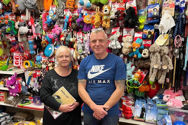 David and Jacqueline Price of Fishers Pet Store