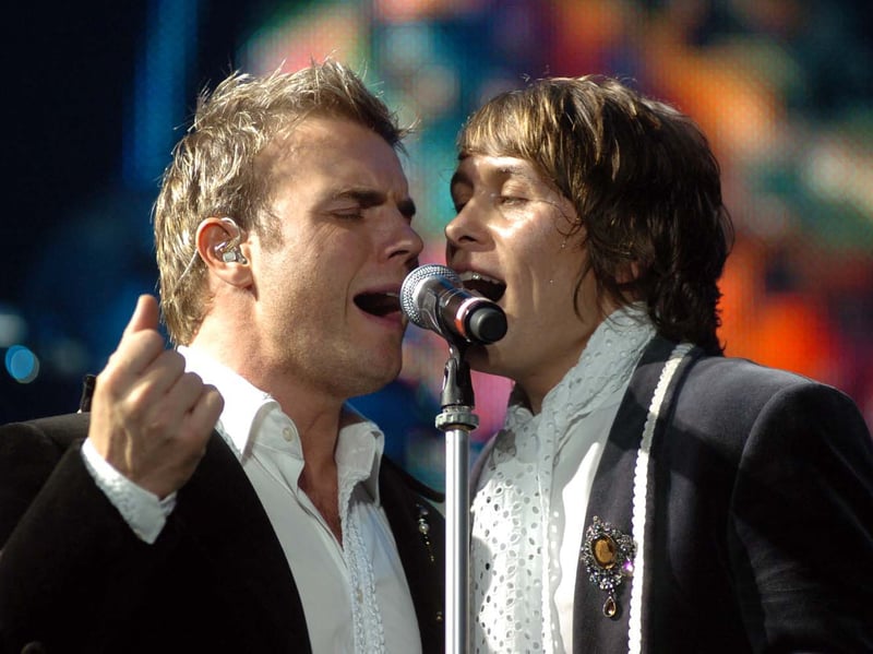 Take That at Sheffield Arena in May 2006. Photo: Barry Richardson