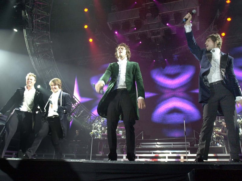 Take That at Sheffield Arena in May 2006. Photo: Barry Richardson