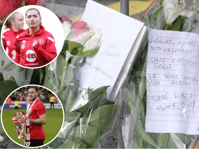Ex-Sheffield United captain Billy Sharp has paid tribute to Maddy Cusack