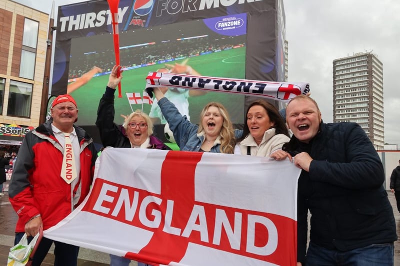 The Lionesses fan zone in Sunderland. Picture c/o North News