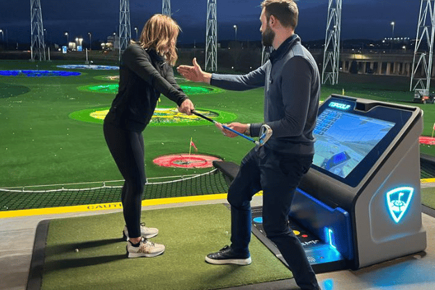TopGolf, a driving range, does 20% off on Thursdays for students.