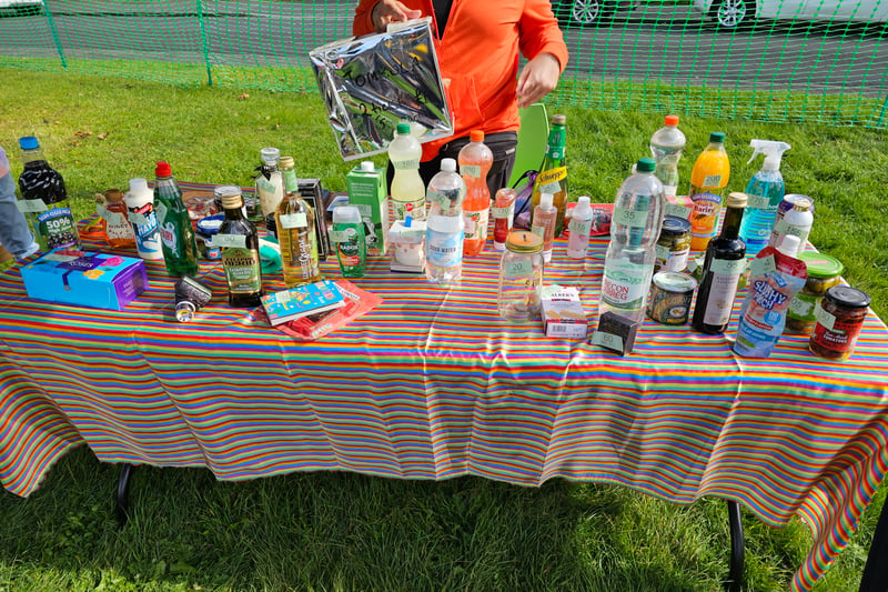 All the prizes from the tombola were donated by members of the community.