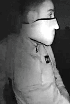 Police want to trace this man over a burglary in Hillsborough, Sheffield (Photo: SYP)