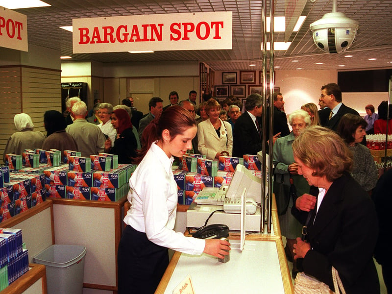 The official opening of the TJ Hughes store, on High Street, Sheffield, in 1998. TJ Hughes later moved to The Moor, before closing in 2020. The old store on The Moor is now a Sports Direct.