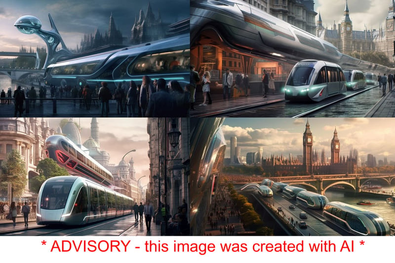 This is what London is expected to look like in 2050 - according to AI