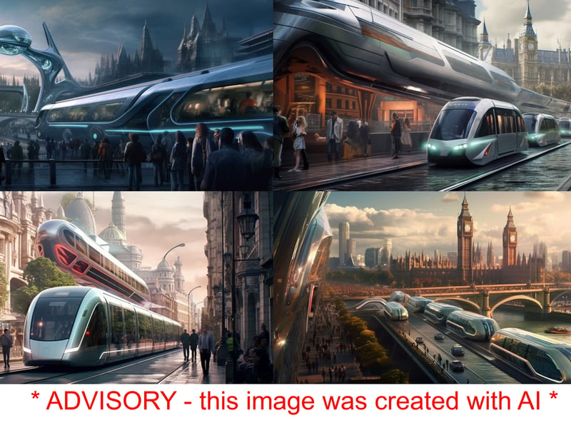 This is what London is expected to look like in 2050 - according to AI