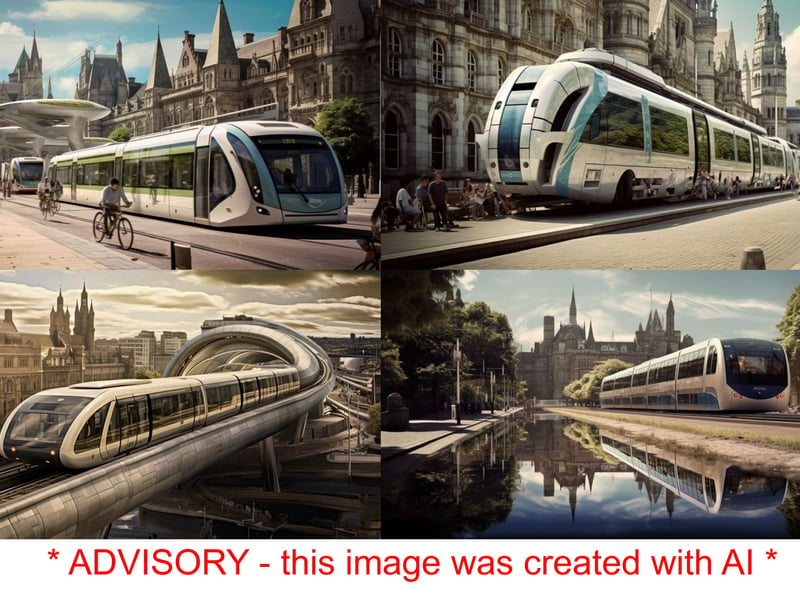 This is what Cardiff is expected to look like in 2050 - according to AI