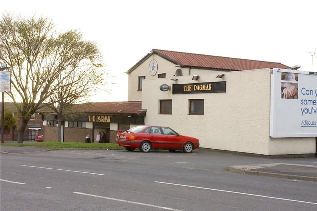 Outside the pub in 2006.