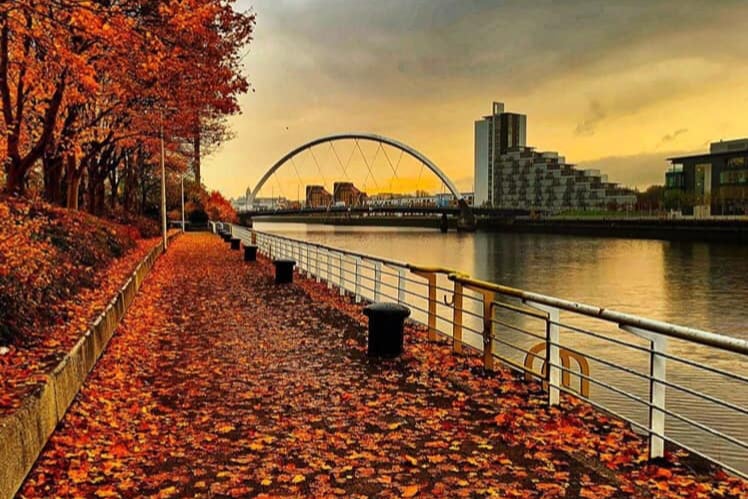 Golden Glasgow. Pic: Pete Gilpin