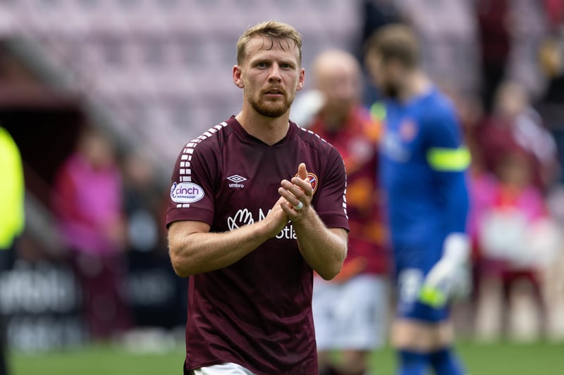 Hearts and Scotland’s Stephen Kingsley has a market value of £870,000.