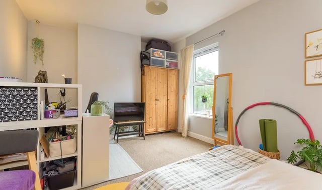 The current owners have made excellent use of the space available in the room. (Photo courtesy of Whitehornes Estate Agents)