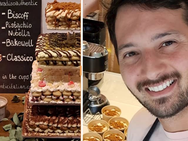 Mattia Paradiso has moved into Krynkl, the shipping container development at Shalesmoor, selling tiramisu, cannoli and espresso on the go.
