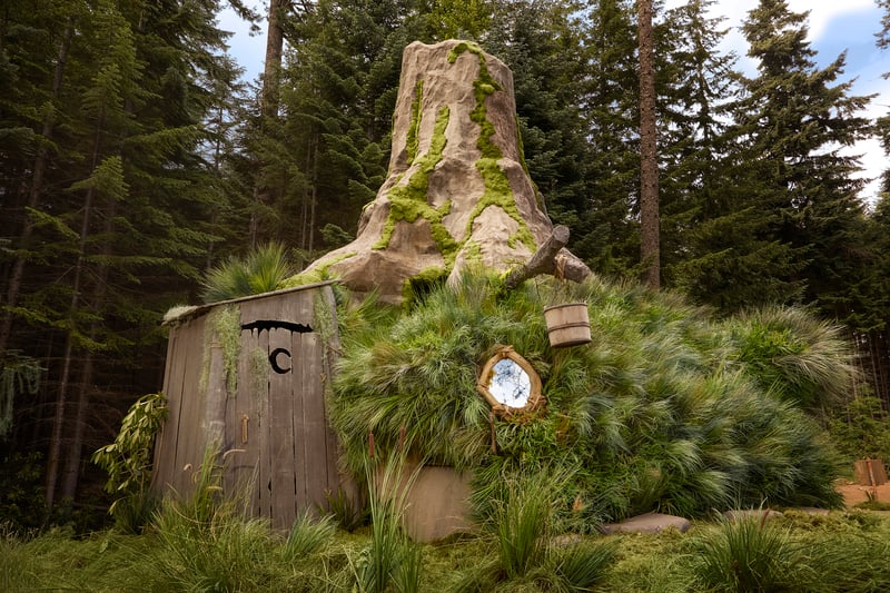Enjoy the ultimate privacy of Shrek’s trusted outhouse 