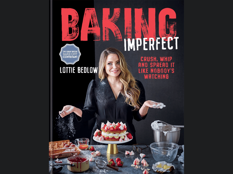 Lottie Bedlow stood out in the Bake Off tent in 2020 for her sense of humour, even joking that one of her bakes looked like “an actual car crash”. Therefore it’s fitting that her very own cookbook is called Baking Imperfect with the goal of encouraging bakers of all skills to get in the kitchen and give it a go. 
