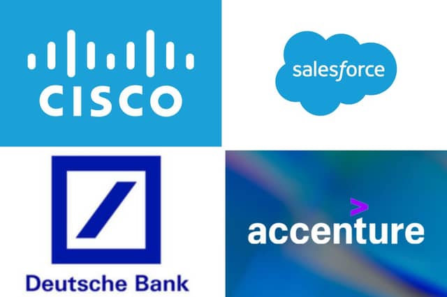 Some of the companies in the UK given great reviews by their employees.