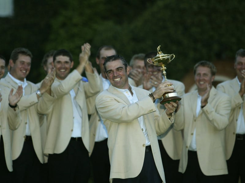 A second European win at the Belry arrived in 2002. Sam Torrance captained, with Scotland's Colin Montgomerie once again providing the most points - a near-perfect 4.5 out of a possible 5. The final score was 15.5-12.5 to Europe.