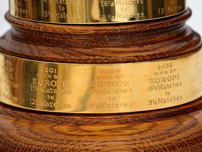 History was made at Ireland's K Club with a third straight European win in 2006. Ian Woosnam captained, with García and Westwood again the heroes - both landing 4 points out of a possible 5. The final score was another huge 18.5-9.5 win for Europe.