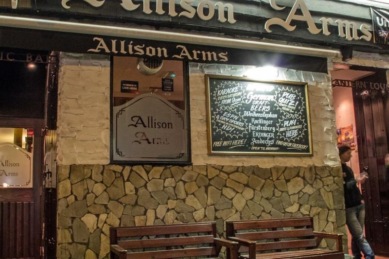 The Allison Arms has been a great community pub having been established in 1884. You’’ find a great selection of international beers here in their well stocked fridges. 